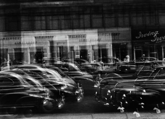 底特律 ， 1943 Detorit，1943 明胶银盐Vintage gelatin silver print mounted to board.