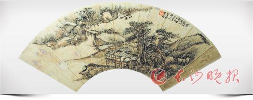 最近，北京、上海、长沙等地扇面书画拍卖异常活跃。 均为资料图片